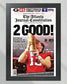 2023 Georgia Bulldogs '2 GOOD!' College Football National Champions Framed Front Page Newspaper Print - Title Game Frames