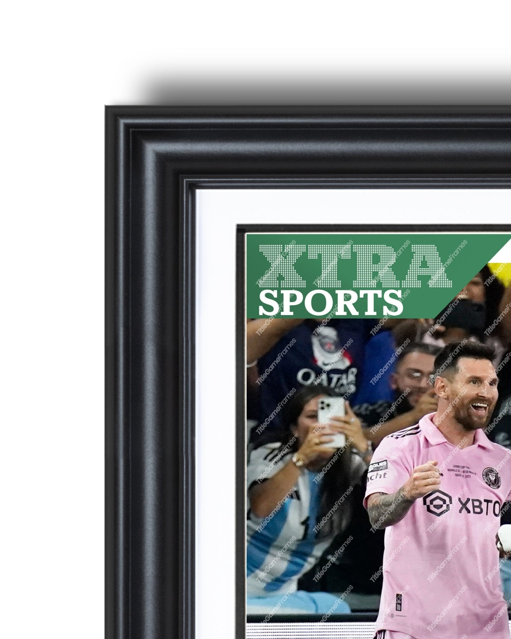 2023 Inter Miami CF Leagues Cup Champions 'VIVA MIAMI!' Framed Newspaper - Title Game Frames