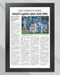 2023 Jesuit Baseball D1 State Championship Framed Newspaper - TitleGameFrames.com
