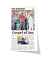 2023 Jon Rahm Masters Champion 'Gospel of Jon' Framed Newspaper - TitleGameFrames.com