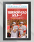 2023 Kansas City Chiefs “Burrowhead” AFC Championship Game Framed Front Page Newspaper - TitleGameFrames.com