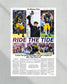 2023 Rose Bowl Victory: 'RIDE THE TIDE' - Michigan's Historic Win Over Alabama Print - TitleGameFrames.com
