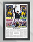 2023 Rose Bowl Victory: 'RIDE THE TIDE' - Michigan's Historic Win Over Alabama Print - TitleGameFrames.com