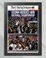 2023 UConn Huskies: National Championship Glory Framed Newspaper Print - TitleGameFrames.com