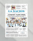 2024 Argentina Copa America Champions 'Un campeon inolvidable' - Framed Newspaper - TitleGameFrames.com