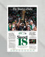 2024 Boston Celtics NBA Champions 'Sweet 18' Framed Newspaper - TitleGameFrames.com