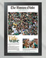 2024 Boston Celtics NBA Champions 'Title Wave' Parade Framed Newspaper - TitleGameFrames.com