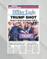2024 Donald Trump Attempted Assassination "Trump Shot" Butler Eagle Framed Newspaper - Title Game Frames