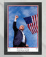 2024 Donald Trump Shot "Fight Fight Fight" Framed Portrait Photo - Title Game Frames