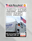 2024 Donald Trump 'Takes out Trash' NY Post Framed Newspaper - Title Game Frames