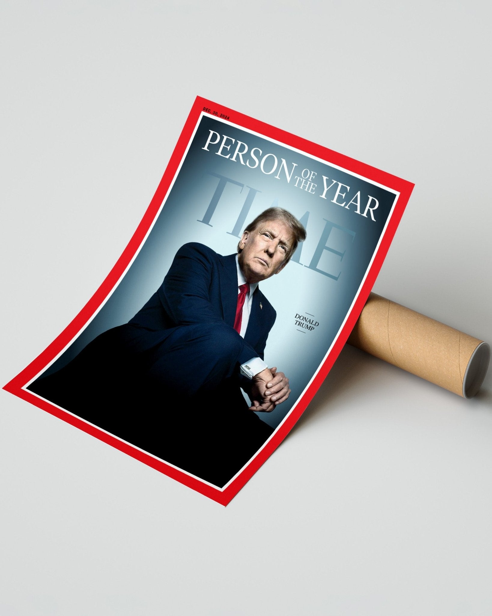 2024 Donald Trump: TIME’s 'Person of the Year' – Commemorative Framed Newspaper - Title Game Frames