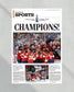 2024 Florida Panthers Stanley Cup 'CHAMPIONS!' Framed Sports Edition Newspaper - Title Game Frames