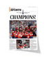 2024 Florida Panthers Stanley Cup 'CHAMPIONS!' Framed Sports Edition Newspaper - TitleGameFrames.com