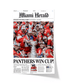 2024 Florida Panthers Stanley Cup Champs Framed Commemorative Newspaper - TitleGameFrames.com