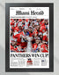 2024 Florida Panthers Stanley Cup Champs Framed Commemorative Newspaper - Title Game Frames