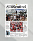 2024 Florida Panthers Stanley Cup 'THE CHAMPIONS! Framed Front Page Newspaper - Title Game Frames