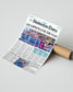2024 India T20 Cricket World Cup 'CHAMPIONS END THE WAIT' - Framed Newspaper - Title Game Frames