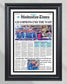 2024 India T20 Cricket World Cup 'CHAMPIONS END THE WAIT' - Framed Newspaper - Title Game Frames