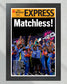 2024 India T20 Cricket World Cup Champions - 'Matchless!' Framed Front Page Newspaper - Title Game Frames