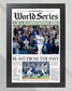 2024 LA Dodgers World Series Game 1"Blast from the Past" Freddie Freeman MVP Newspaper - TitleGameFrames.com