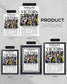 2024 Michigan Wolverines National Championship 'VICTORS' - Michigan Daily Framed Print - Title Game Frames