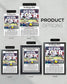 2024 Michigan Wolverines Upsets Ohio State Buckeyes "Go For Four" Michigan Daily Framed Newspaper - Title Game Frames