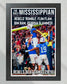 2024 Ole Miss vs. Georgia Upset - Rebels' Rumble Framed Newspaper | Collectible - Title Game Frames