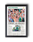 2024 Scottie Scheffler Masters Champion 'Twice as Sweet' Framed Newspaper - TitleGameFrames.com