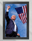 2024 Trump 'Fight! Fight! Fight!' Assassination Attempt - Framed Portrait - Title Game Frames
