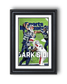 2025 - 26 Seattle Seahawks “Dark Side” The Defensive Choke 29–13 Super Bowl LX Champions Vs Patriots Framed Newspaper - TitleGameFrames.com