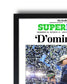 2025 - 26 Seattle Seahawks Super Bowl LX “D’omination!” Championship Victory Over Patriots Framed Newspaper - TitleGameFrames.com