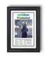 2025 - 26 Seattle Seahawks Super Bowl LX “D’omination!” Championship Victory Over Patriots Framed Newspaper - TitleGameFrames.com