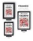 2025 Florida Panthers Stanley Cup "Champs" Front Page Newspaper - TitleGameFrames.com