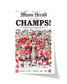 2025 Florida Panthers Stanley Cup "Champs" Front Page Newspaper - TitleGameFrames.com