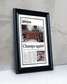 2025 Florida Panthers Stanley Cup Winners "Champs Again!" Framed Sports Edition Newspaper - TitleGameFrames.com