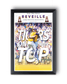 2025 LSU Tigers CWS Champions "TIGERS ON TOP" – Framed Reveille Newspaper - TitleGameFrames.com