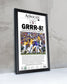 2025 LSU Tigers "GRRR - 8!" College World Series Champions Framed Newspaper - TitleGameFrames.com