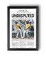 2025 LSU Tigers "UNDISPUTED" CWS Champions Framed Sports Newspaper - TitleGameFrames.com