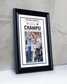 2025 Oklahoma City Thunders NBA Finals "CHAMPS!" Framed Newspaper - TitleGameFrames.com