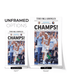 2025 Oklahoma City Thunders NBA Finals "CHAMPS!" Framed Newspaper - TitleGameFrames.com