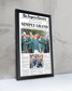 2025 Rory McIlroy Masters Champion 'SIMPLY GRAND' Framed Newspaper Augusta - TitleGameFrames.com