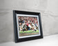 2026 Indiana Hoosier “Mendoza Touchdown” vs Miami CFP Championship Touchdown Framed Poster - TitleGameFrames.com
