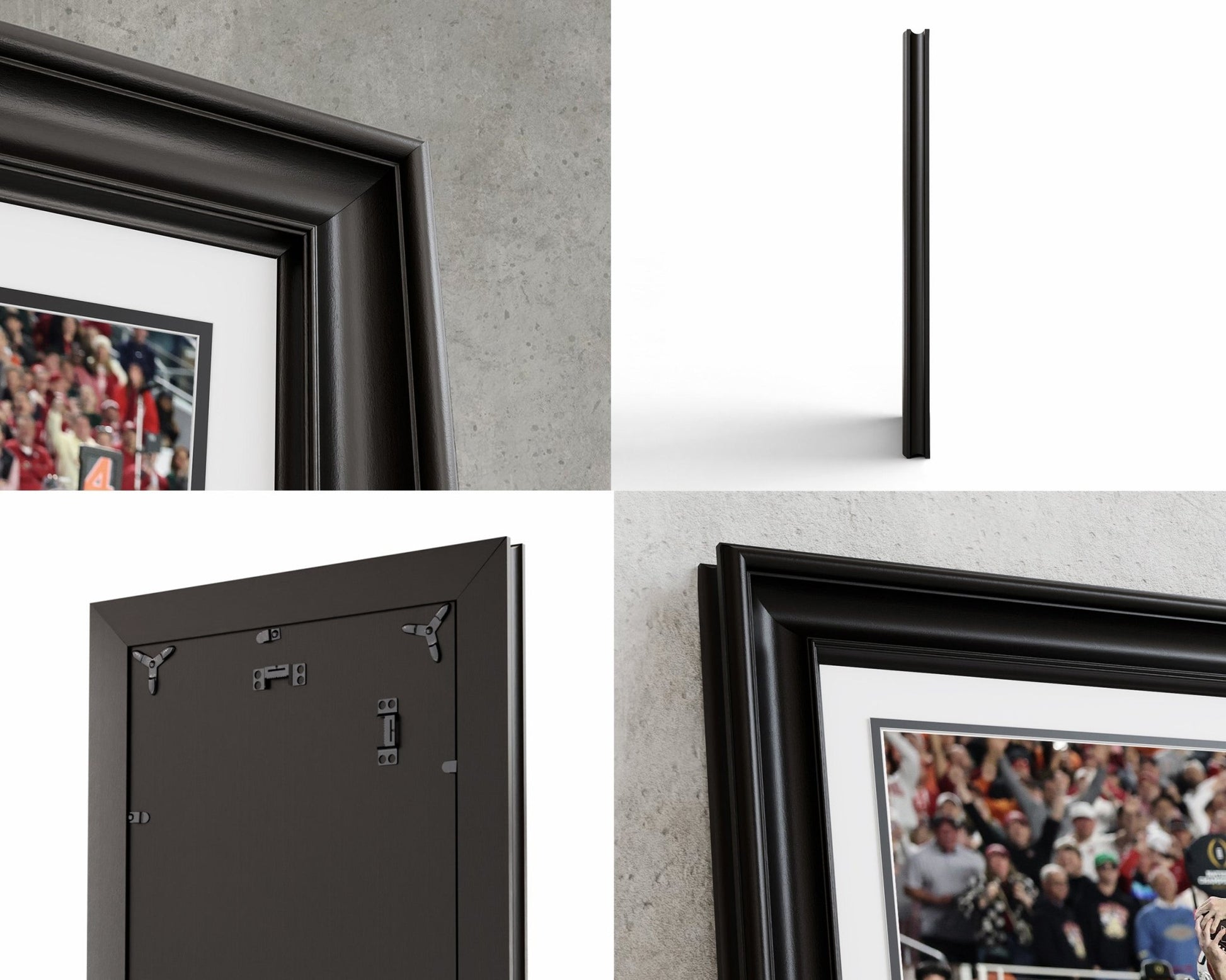 2026 Indiana Hoosier “Mendoza Touchdown” vs Miami CFP Championship Touchdown Framed Poster - TitleGameFrames.com