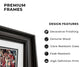 2026 Indiana Hoosier “Mendoza Touchdown” vs Miami CFP Championship Touchdown Framed Poster - TitleGameFrames.com