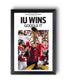 2026 Indiana Hoosiers “GOOGLE IT!” National Champions vs Miami Framed Newspaper - TitleGameFrames.com
