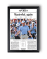 2026 Masters Tournament “Masterful, Again!” Rory McIlroy Back - to - Back Augusta Victory Framed Newspaper - TitleGameFrames.com
