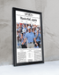 2026 Masters Tournament “Masterful, Again!” Rory McIlroy Back - to - Back Augusta Victory Framed Newspaper - TitleGameFrames.com