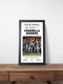 2026 Oklahoma Sooners “Cinderella Sooners” College World Series Champions Framed Newspaper - TitleGameFrames.com