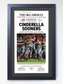 2026 Oklahoma Sooners “Cinderella Sooners” College World Series Champions Framed Newspaper - TitleGameFrames.com