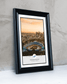 Los Angeles Skyline & Dodger Stadium: Aerial View Framed Print - TitleGameFrames.com